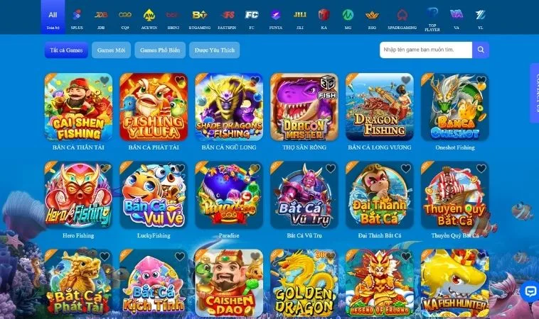Đa dạng các tựa game Bắn Cá B52 Club hấp dẫn