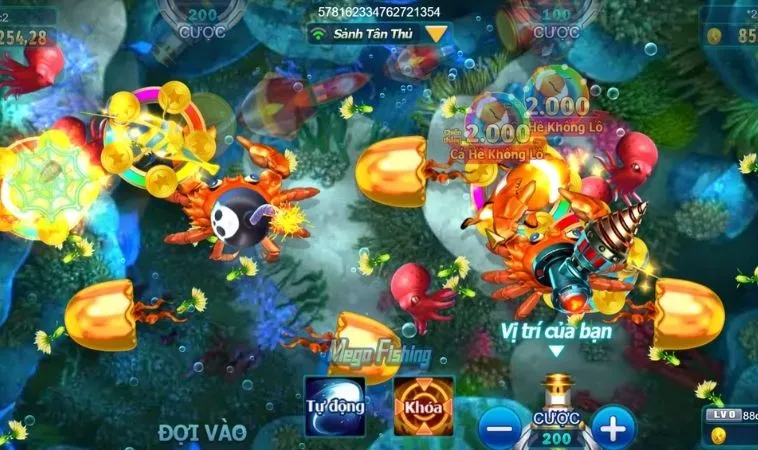Các sinh vật trong game Bắn Cá Đại Dương Tại B52 Club