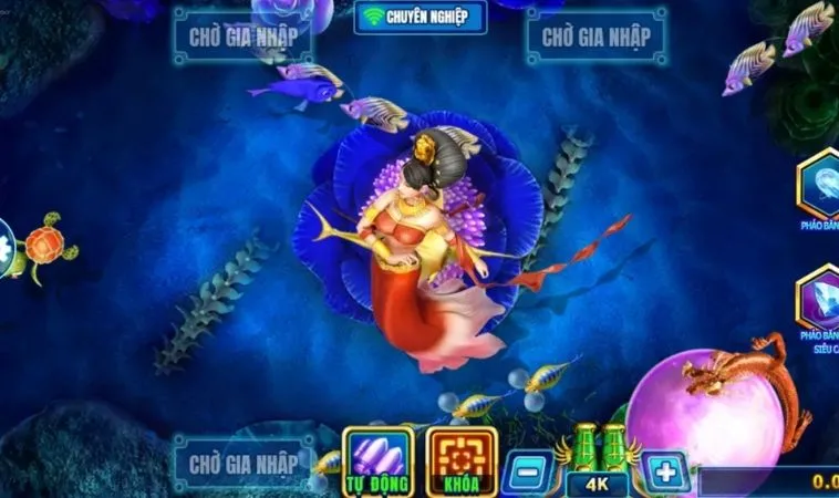Giao diện chơi Bắn Cá Rồng Tại B52 Club