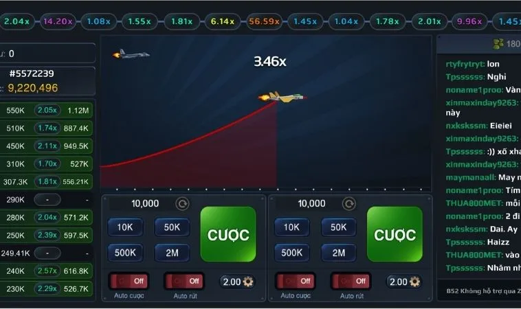 Giao diện chơi game nhanh ZetX Tại B52 Club