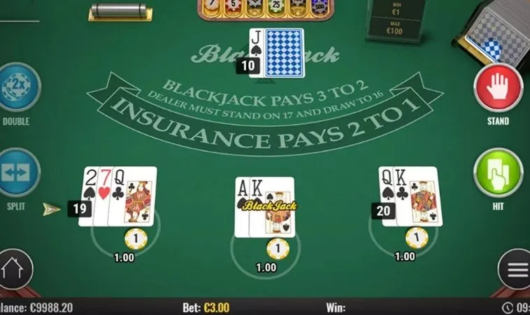 Blackjack Tại B52 Club